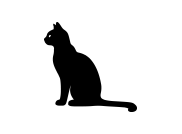 16 inch 40cm lucky black cat throw pillow cushion soft velvet with pad royal blue front
