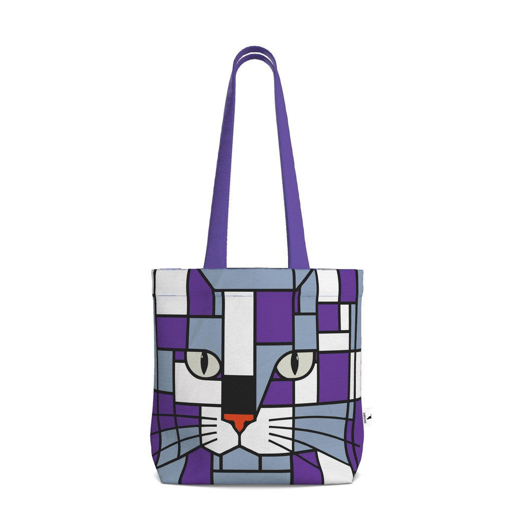 Cosmic & Storm - Two Prints for One Cotton Tote Shopping Bag