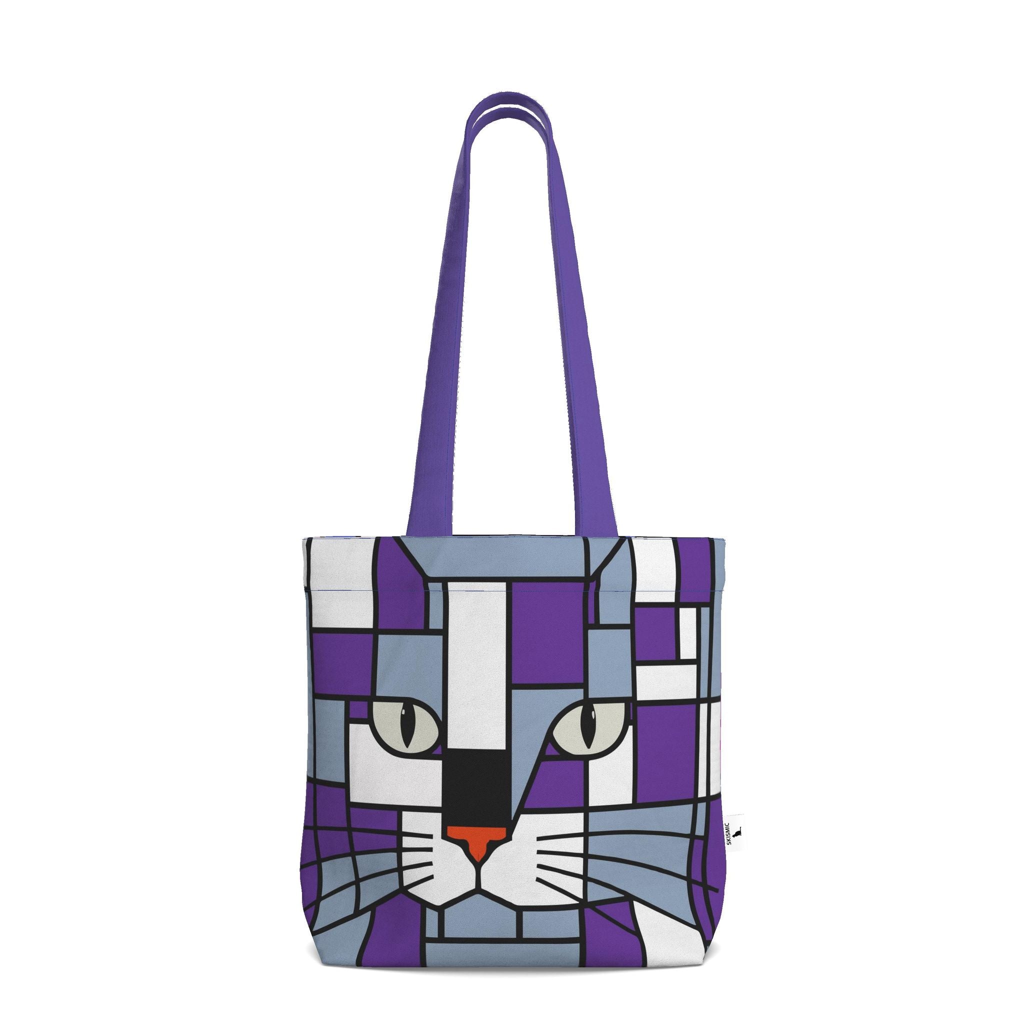 Cosmic & Storm - Two Prints for One Cotton Tote Shopping Bag