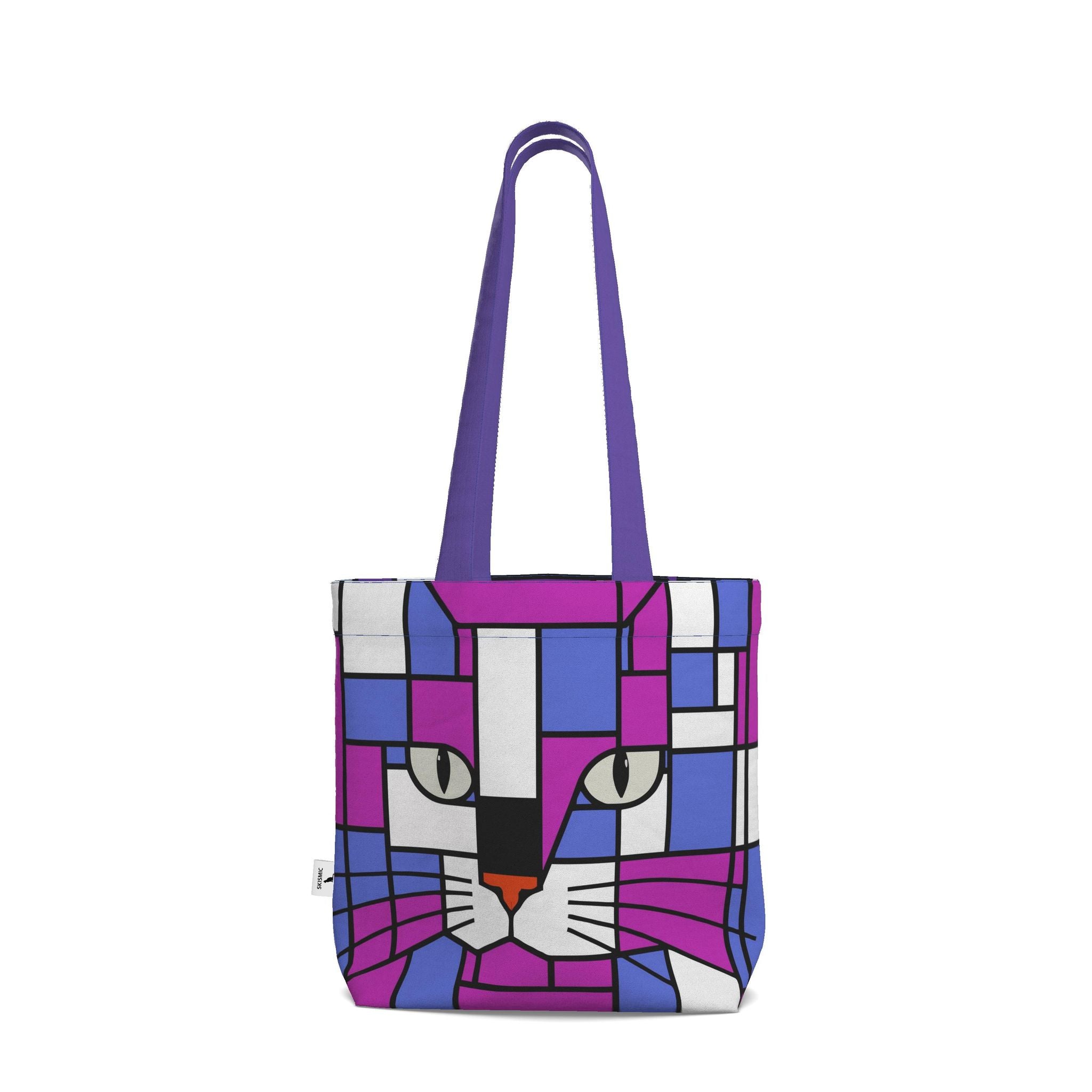 Cosmic & Storm - Two Prints for One Cotton Tote Shopping Bag