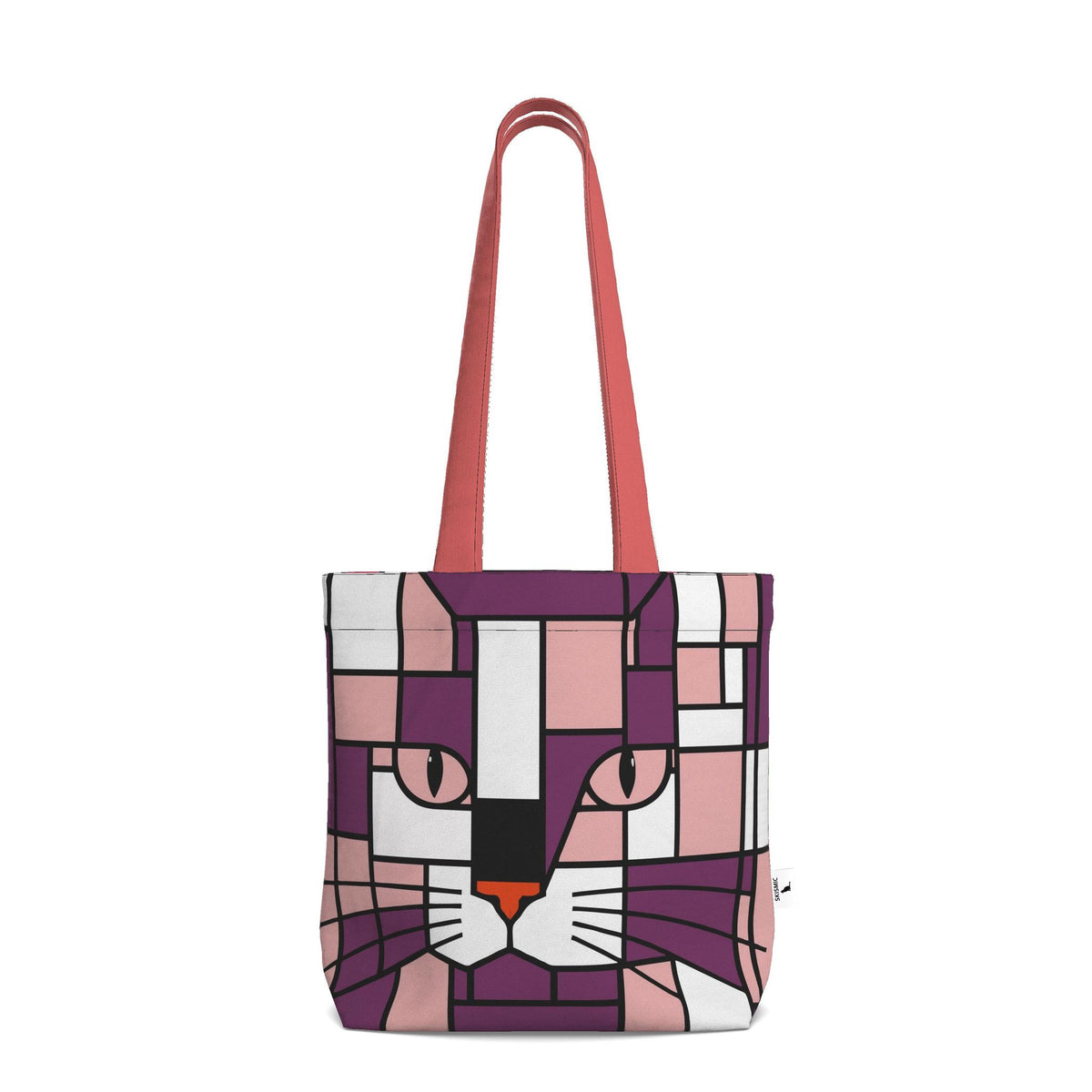 Forest & Rose Forest Terracotta Red Sage Green  - Two Prints for One Cotton Tote Bag