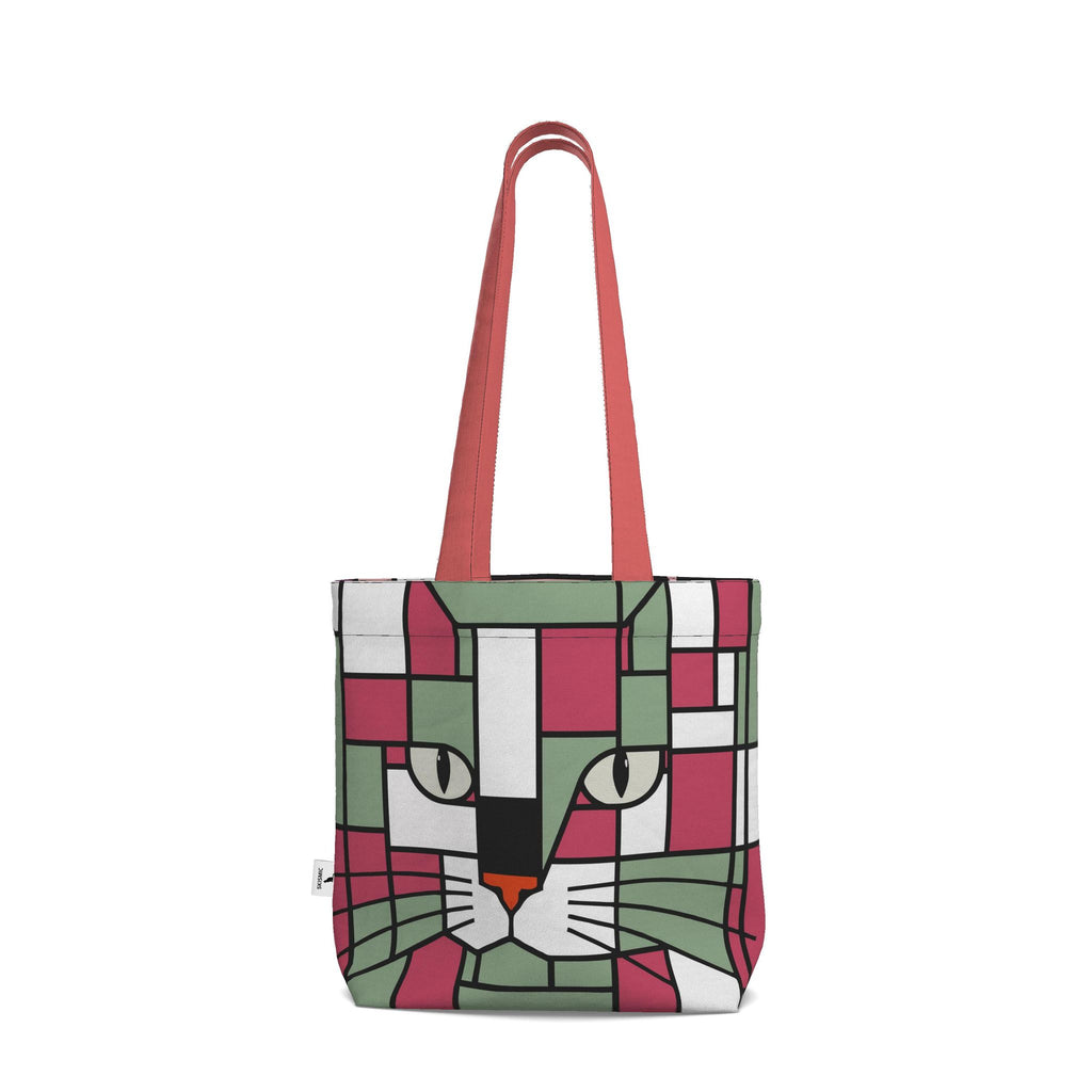 Forest & Rose Forest Terracotta Red Sage Green  - Two Prints for One Cotton Tote Bag