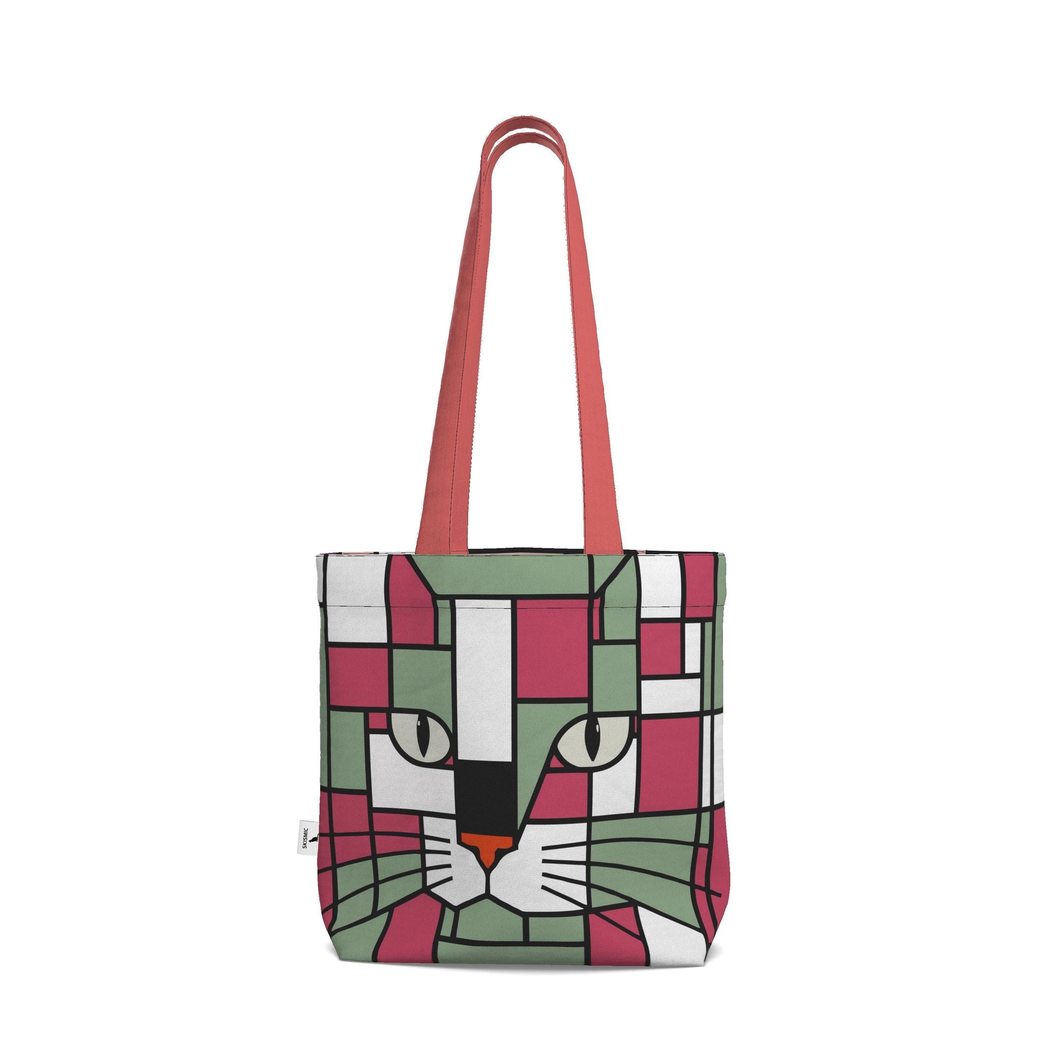 Forest & Rose Forest Terracotta Red Sage Green  - Two Prints for One Cotton Tote Bag