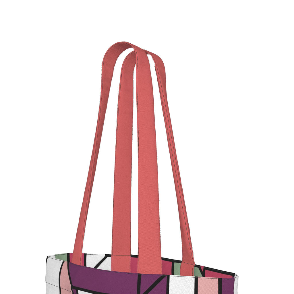 Forest & Rose Forest Terracotta Red Sage Green  - Two Prints for One Cotton Tote Bag