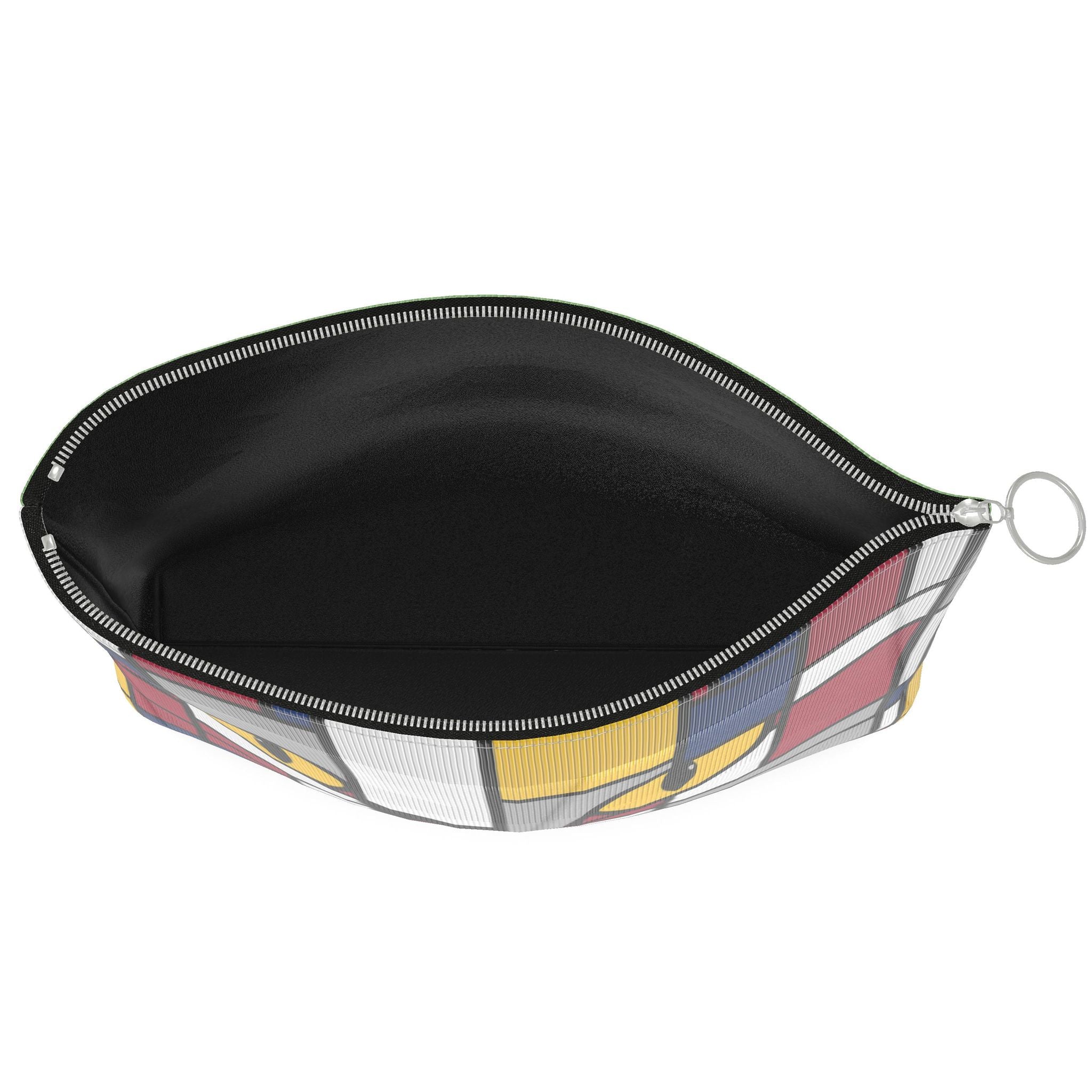 Carnival & Lucky Skismic Cat Tapered Leather Clutch Bag