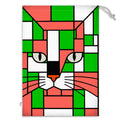 Coral Peach & Green Toy Sack
