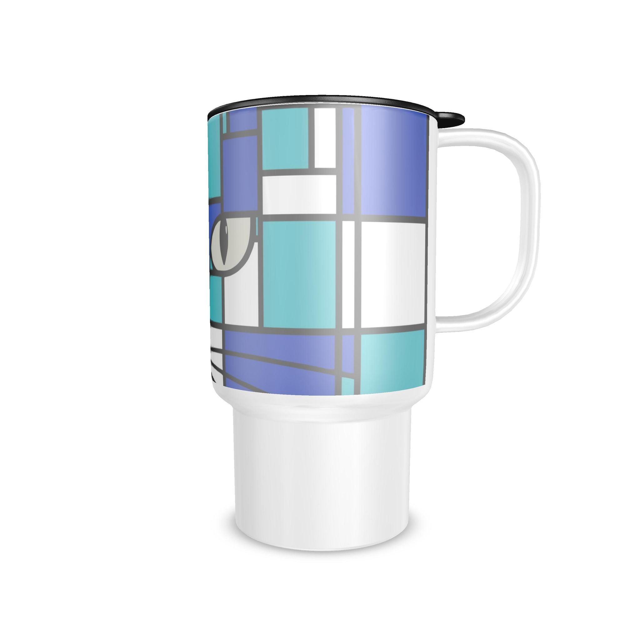 Seaside Sea Blue 400ml Travel Mug