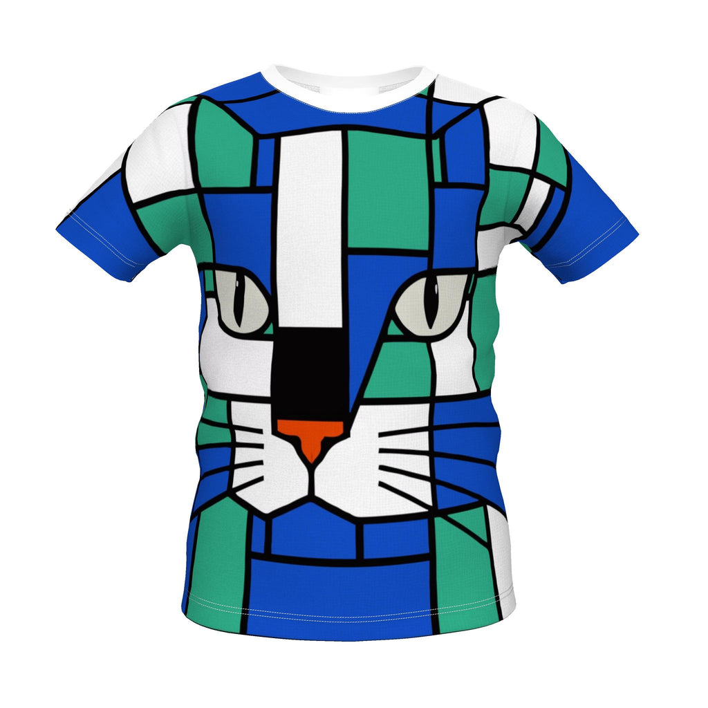 Aqua Boys Simple T-Shirt