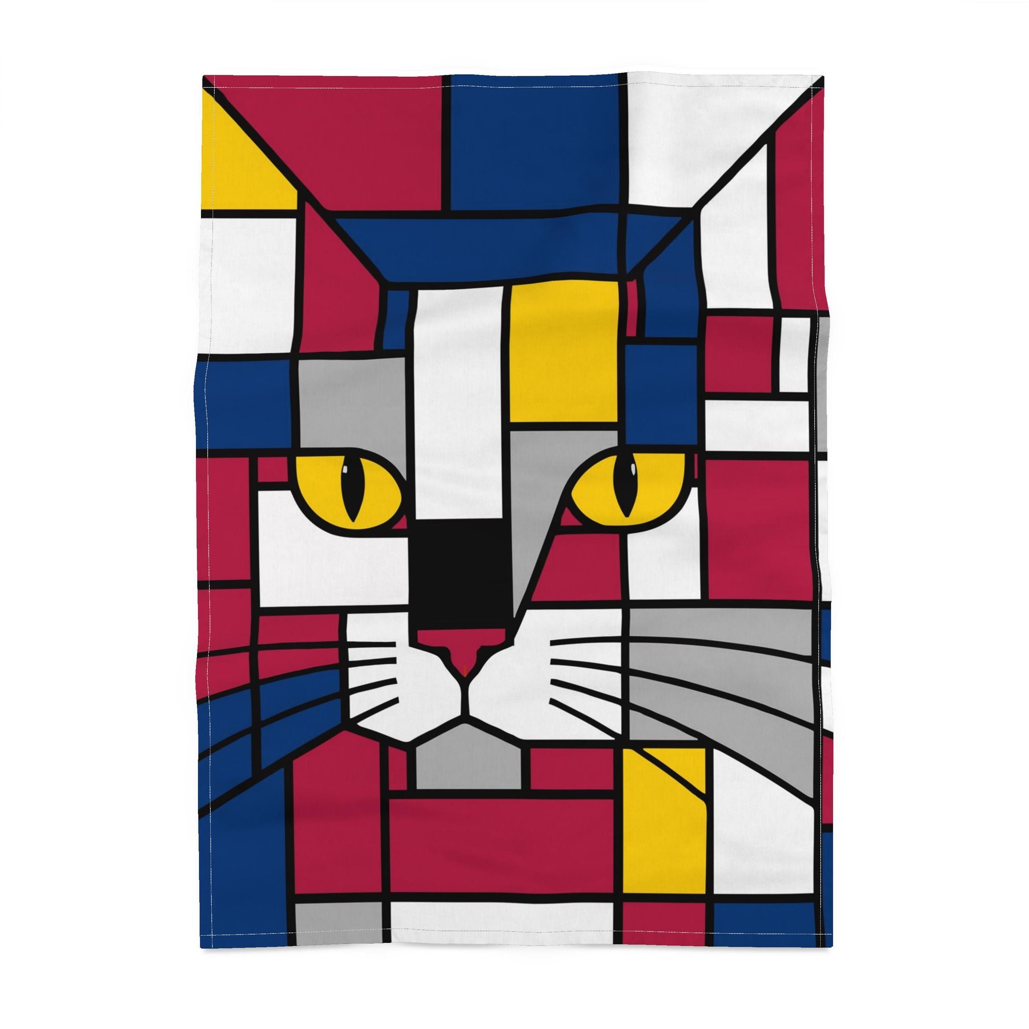 Carnival Red, Blue & Yellow Tea Towels