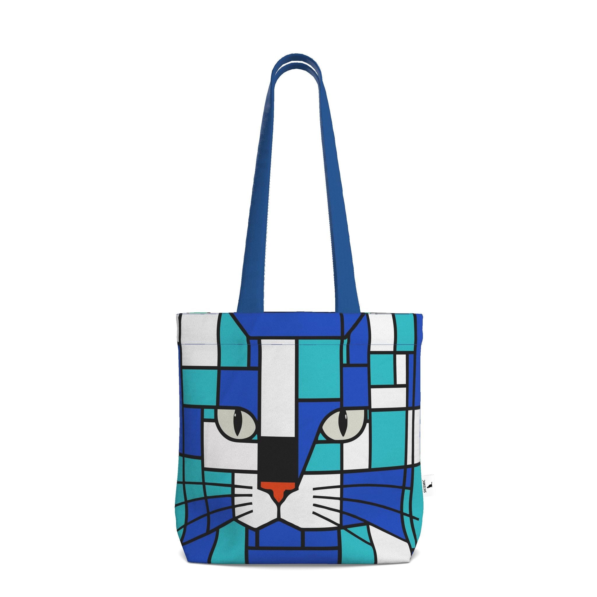 Seaside & Aqua - Two Prints for One Cotton Tote Bag