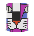 Cosmic Skismic Blue Magenta Ceramic Builders Mugs