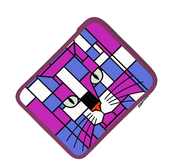 Cosmic & Storm  Double Print iPad Sleeve / Slip Case - Designer Padded Tablet Case