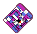 Cosmic & Storm  Double Print iPad Sleeve / Slip Case - Designer Padded Tablet Case