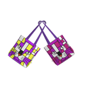 Pulse & Nova - Two Prints for One Cotton Tote Bag