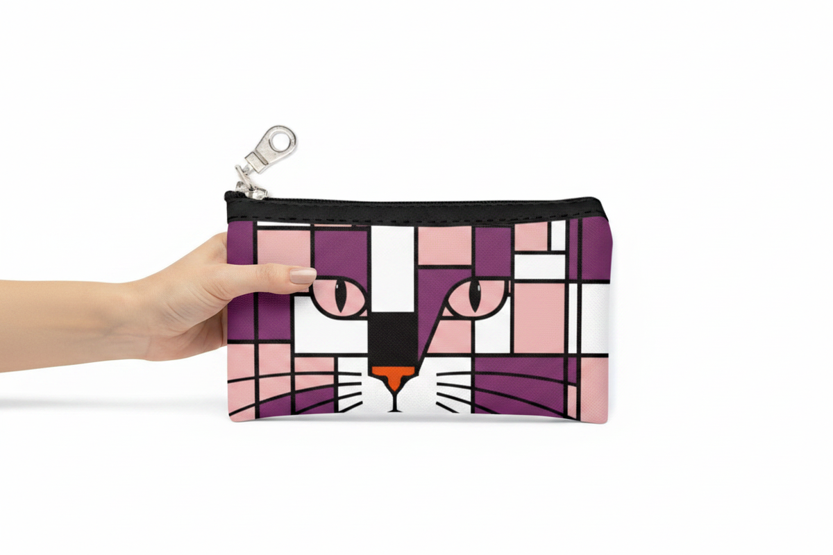 Hand holding your cat clutch bag
