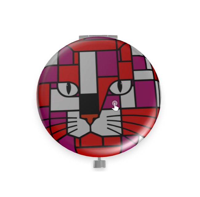 Power Metal Compact Mirror
