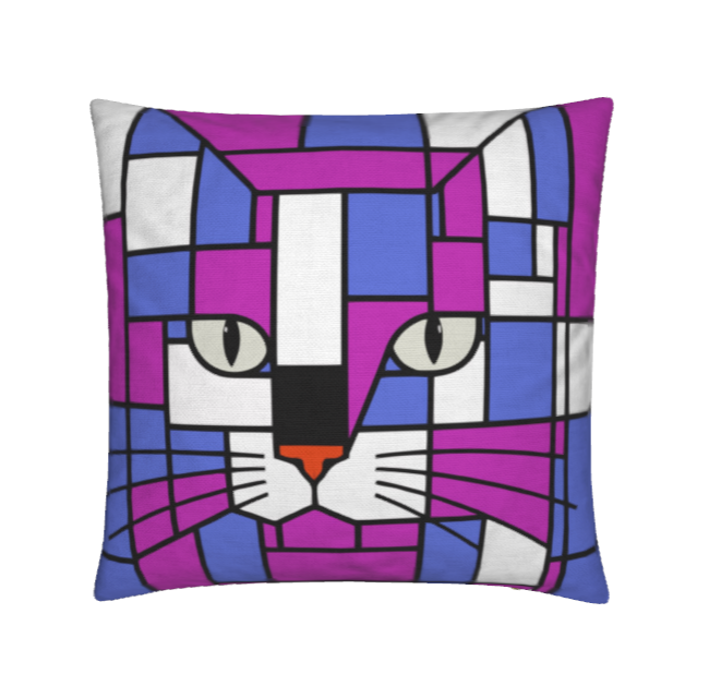 Premium Cosmic Orchid Purple Blue Luxury Soft Velvet / Cotton-Linen Cushions